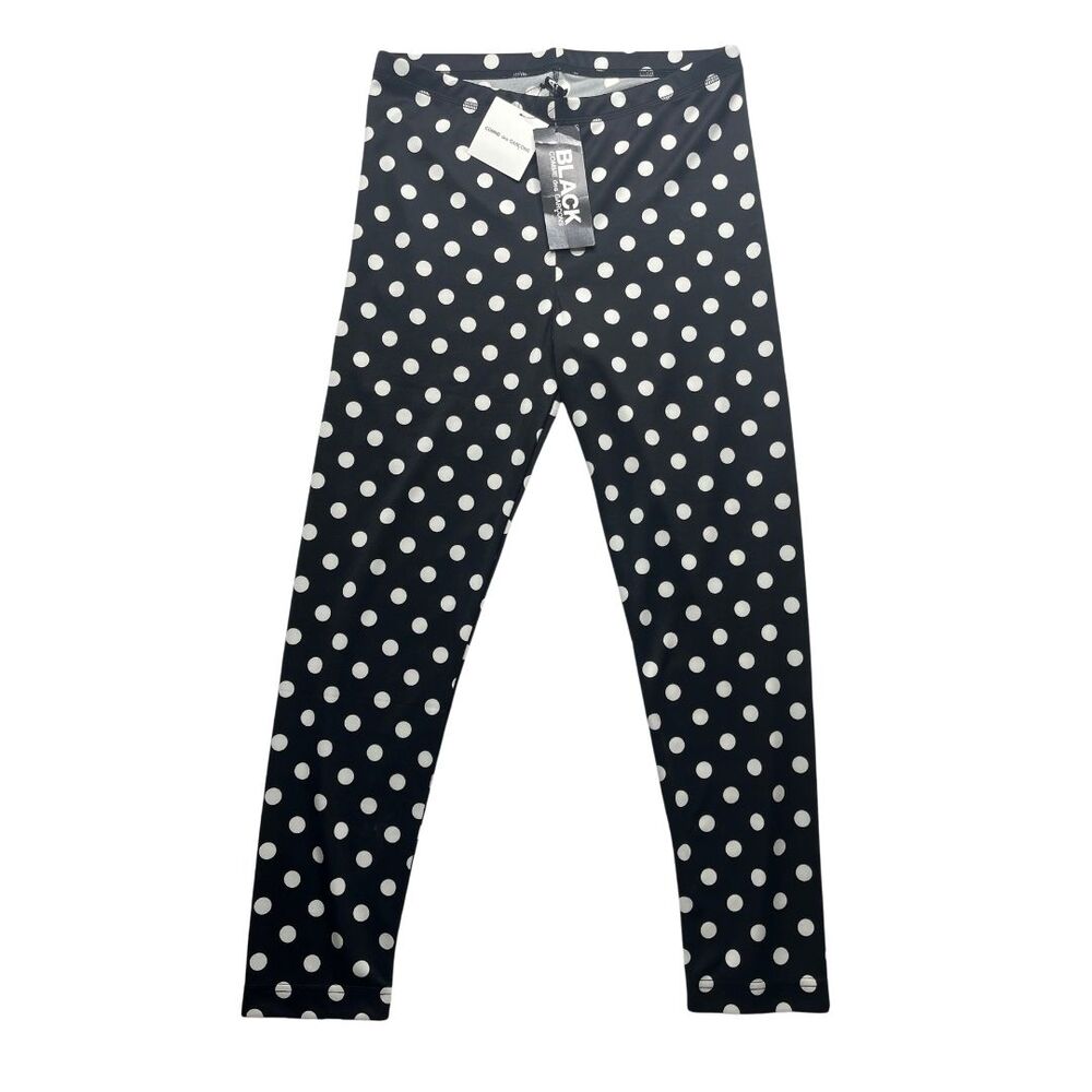 2-46 COMME DES GARCONS Unisex NWT $175 Leggings Polka Dot Medium